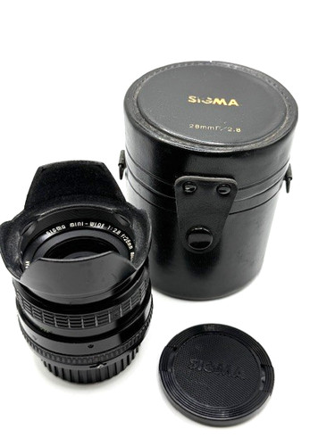 Sigma mini wide - 28mm, f2.8