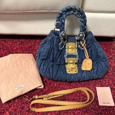 Borsa a mano MIU MIU Denim