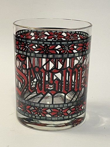 Bicchiere vintage houze natale - bicchiere,