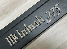 PER MCINTOSH MC275 275 LOGO EMBLEMA DISTINTIVO CROMATO - RIPRODUCI FAI DA TE