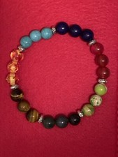 Bracciale Pietra Lavica, Ambra