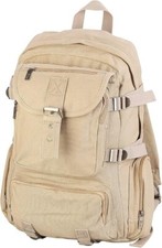 NUOVO zaino canvas allacciato scomparto notebook per scuola lavoro viaggio tutti i giorni casa