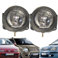 COPPIA 2 FARETTI FARI FENDINEBBIA ANTERIORE DX SX FIAT PANDA 169 2003  BRAVO