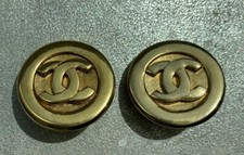 Orecchini CHANEL CC logo oro