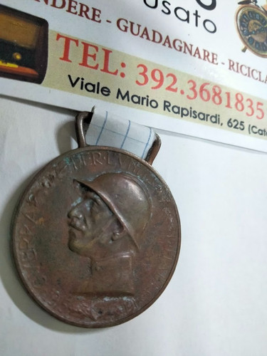 Medaglia coniata nel - , bronzo