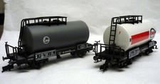 Fleischmann HO 5400 Carro cisterna 'ESSO',5408 Carro cisterna 'EVA',DC, mai usato