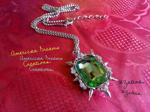 Collana necklace zelena - collana/necklace,