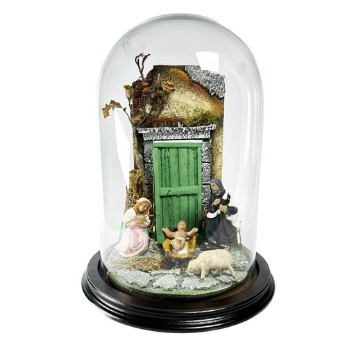 Presepe campana vetro 20 - presepe,