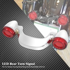 Barra luminosa rossa cromata