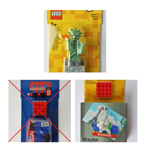 Lego iconic calamita punto - lego,