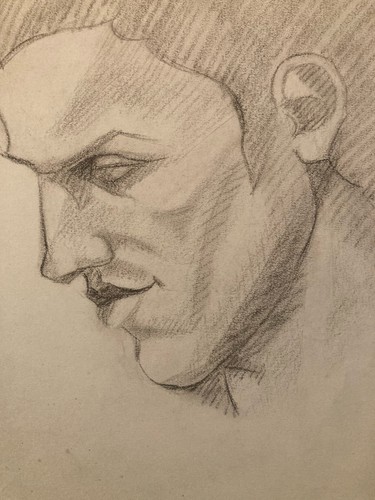 Drawing disegno uomo - drawing, cubista