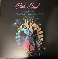 PINK FLOYD WINTER TOUR 75 British Columbia 3 Lp Splatter Multicolor Vinyl