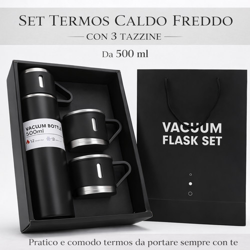 Set thermos 500ml tazzine - thermos,