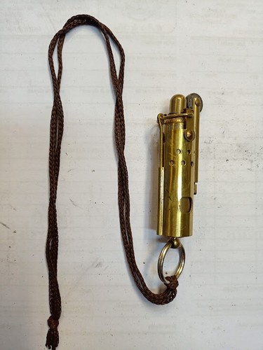 Accendino vintage ottone - accendino,