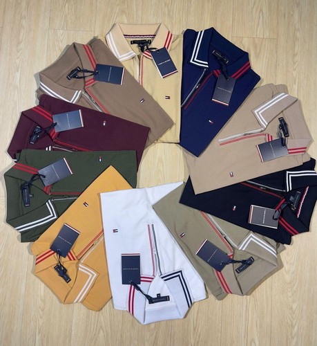 Polo tommy hilfiger mezza - hilfiger, zip