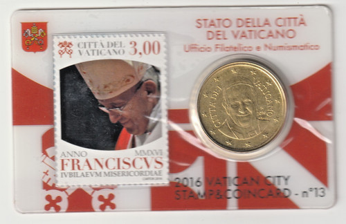 Vaticano 2016 stamp coin - vaticano,