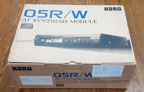 Korg 05r synthesizer sound - 05r/w,