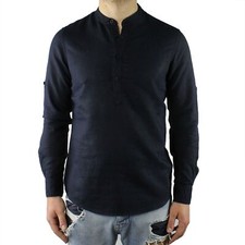 Camicia Uomo Collo Coreana
