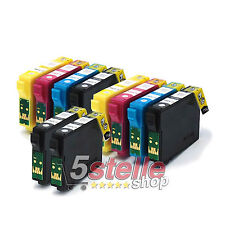 KIT 10 CARTUCCE XL PER EPSON STYLUS SX438W SX440W SX445W SX525WD SX535WD SX620FW