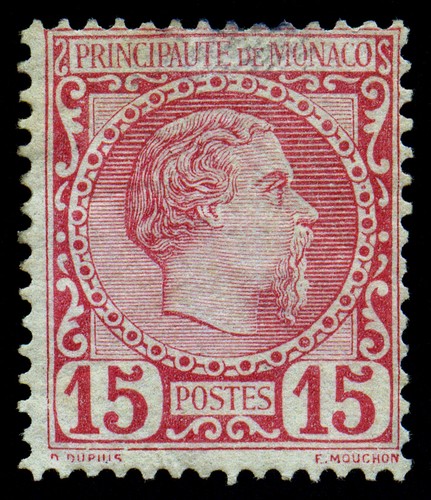 Monaco 1885 centimes rose - monaco,