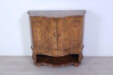 Mobile vintage design anni 50 Mobiletto bar in radica con specchio Fronte mosso