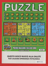 GRATTA E VINCI LOTTERIA PUZZLE