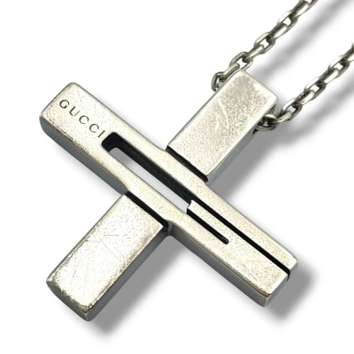 Gucci autentica collana croce - gucci,