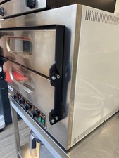 FORNO ELETTRICO PIZZA 2 CAMERE CM 61X52 Professionale 6,4 kW pizze