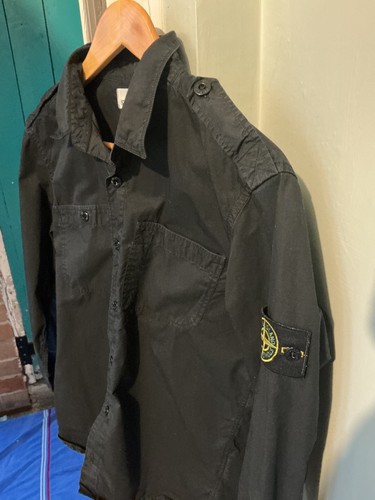 Camicia stone island nera - camicia,