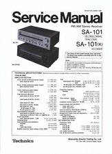 Technics Service Manual per SA- 101 Copy