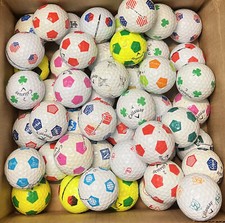 50 palline da golf Callaway Chrome Soft Truvis AAA/AA miscela colorata