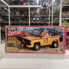 MATTEL - BARBIE - Western JEEP Auto Maneggio Cavalli