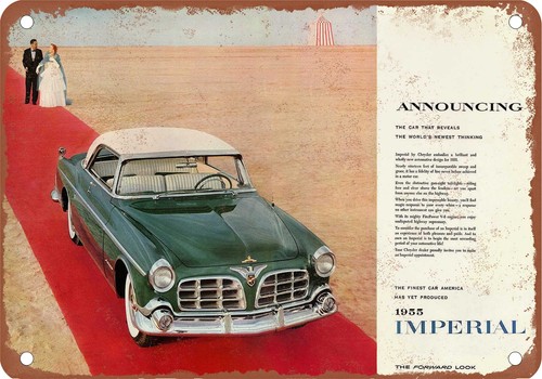 Insegna metallo 1955 - in,