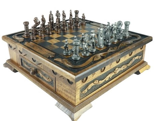 Scacchiera vintage fatta - , a