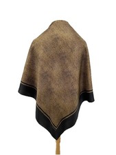 Sciarpa seta borbonese marrone