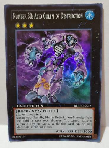 Yugioh numero acido golem - yugioh,