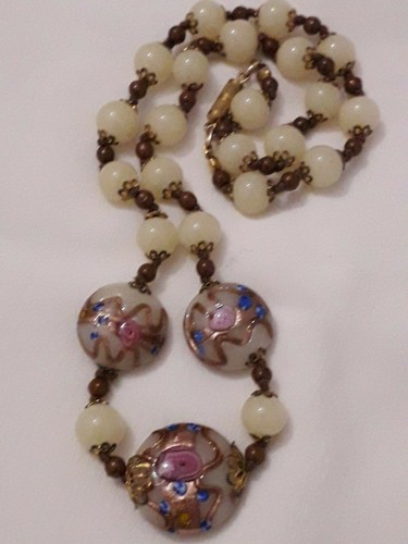 Collana vintage vetro - vintage, in