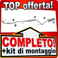 Scarico Completo per VW POLO (9N) 1.2 2001-2005 Marmitta +Tubo