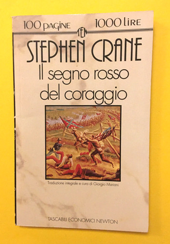 Segno rosso del coraggio - rosso,