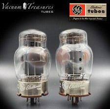 6550 TUNG-SOL Type 2 - 4th Gen Halo Getter Three Hole Matched Pair USA Tubes