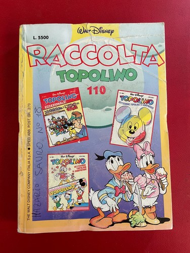 Topolino raccolta 110 n - topolino, (n