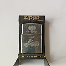 1992 zippo lighter harley - -,