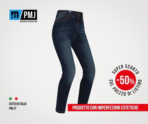 Pantaloni jeans moto pmj - pantaloni,