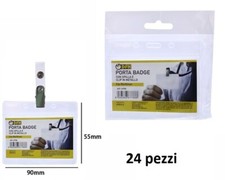 Set 24 Pezzi PortaBadge Porta