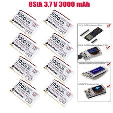 8 pezzi 3000mAh 3,7V 1S ESP32