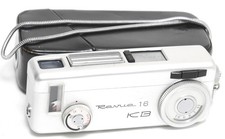 Fotocamera Minolta Revue 16 KB miniatura 16 mm con obiettivo Rokkor 2,8/20 mm custodia corrispondente