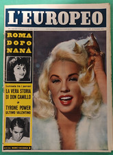 MAMIE VAN DOREN L'EUROPEO 1958