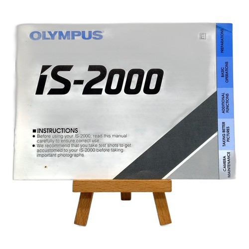Olympus 2000 manuale - olympus, is-2000