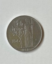 100 LIRE MINERVA 1957