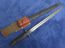 BAIONETTA E FODERO ORIGINALE WW1 M1907 SMLE INGLESE CON RANA REALIZZATO DA SANDERSON